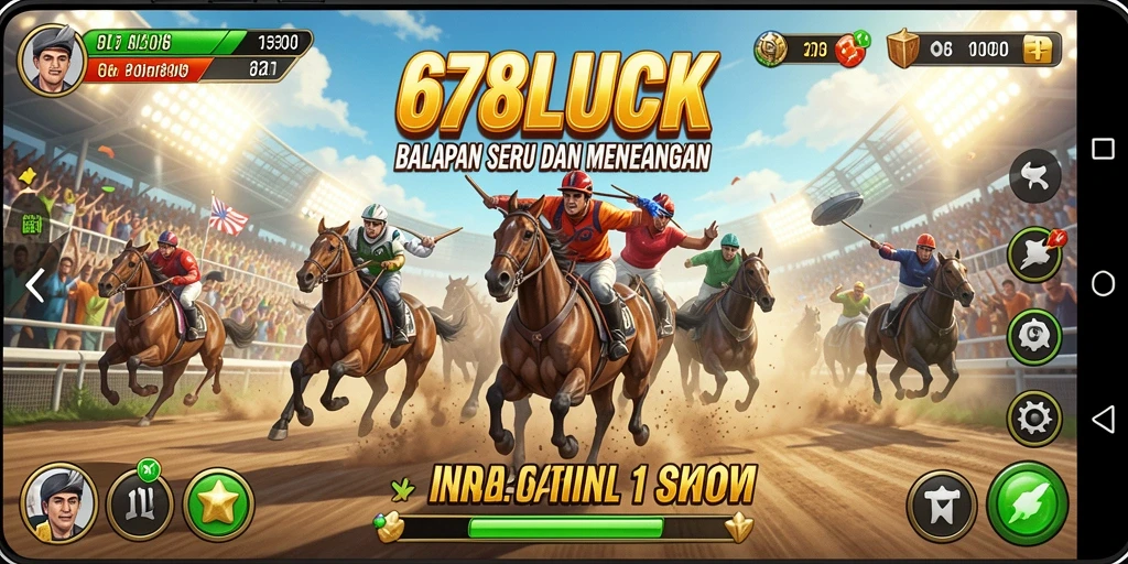 Gameplay balap menegangkan di 678LUCK dengan mobil kustomisasi.