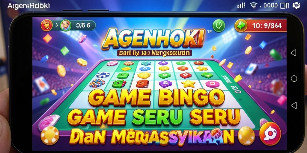 Screenshot gameplay AGENHOKI yang menunjukkan serunya permainan Bingo.