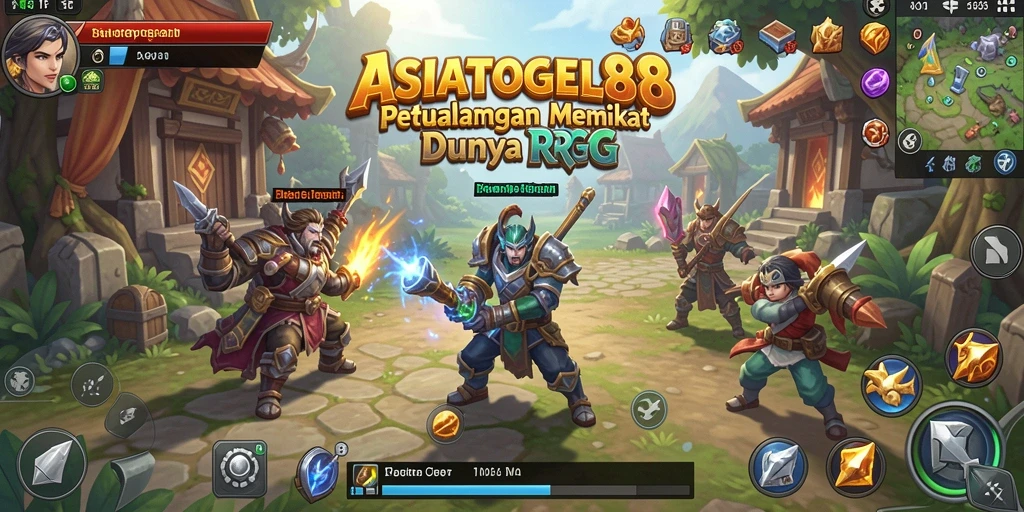 Tangkapan layar utama ASIATOGEL88 menampilkan aksi pertempuran yang seru.