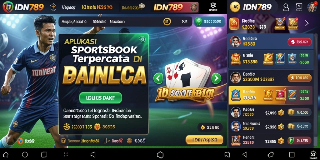 Tampilan gameplay Sportsbook IDN789 yang menarik dan interaktif.