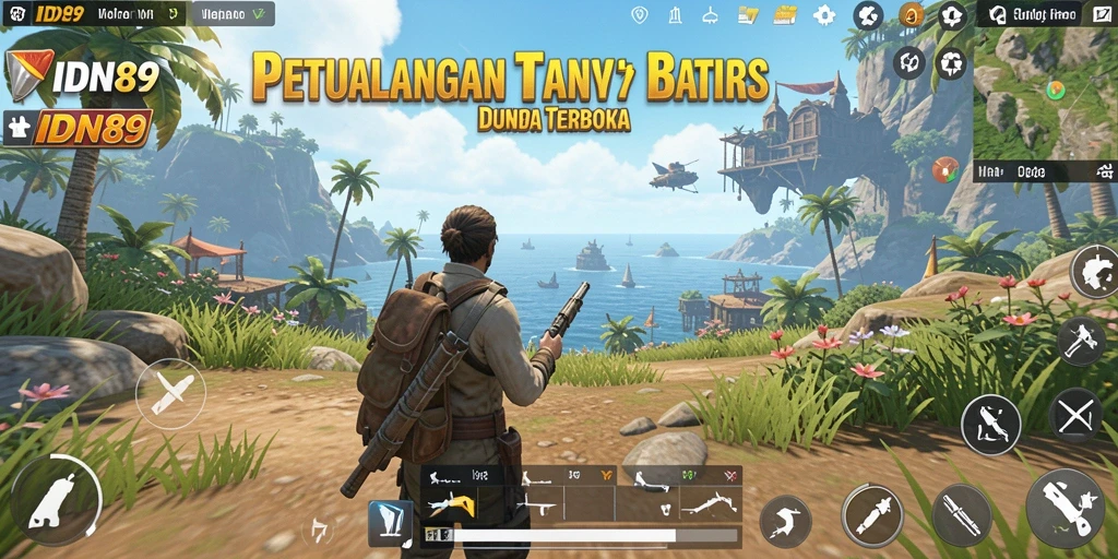 Tampilan gameplay IDN89 yang memukau dalam dunia terbuka.