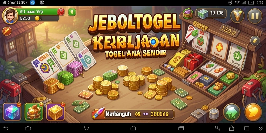 Screenshot JEBOLTOGEL menampilkan gameplay menarik dari pengelolaan kerajaan togel.