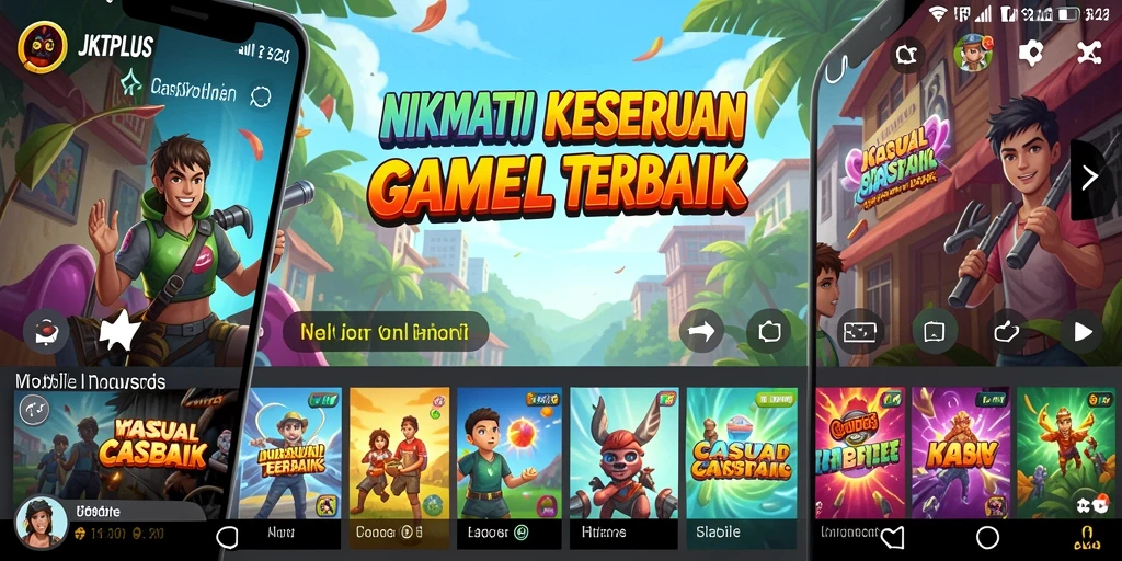 Tampilan gameplay JKTPLUS yang seru dan menantang.