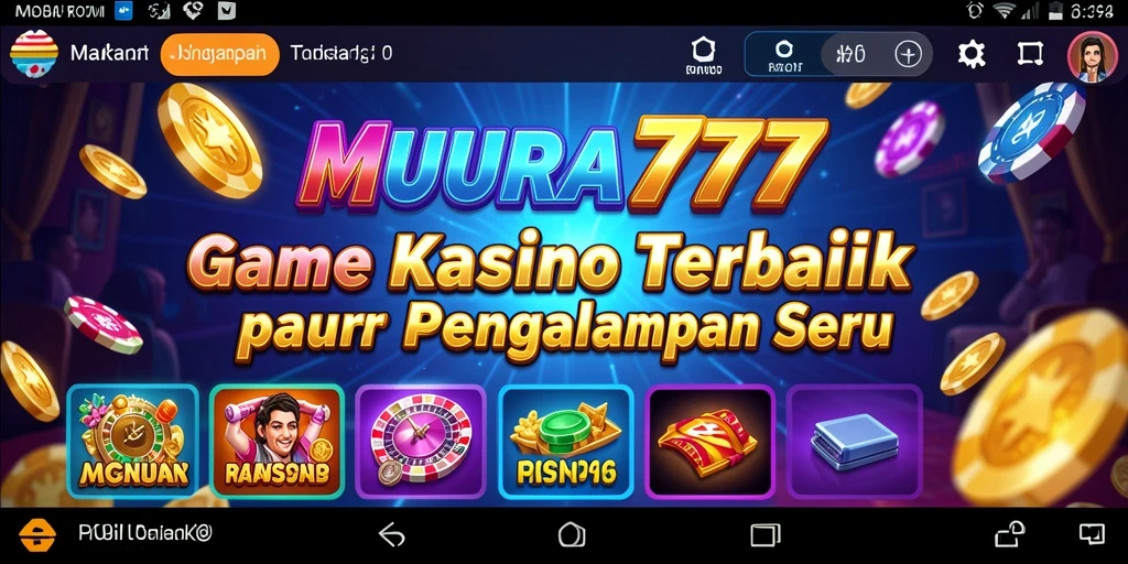 Screenshot gameplay MUARA777 yang menunjukkan keseruan permainan Kasino.