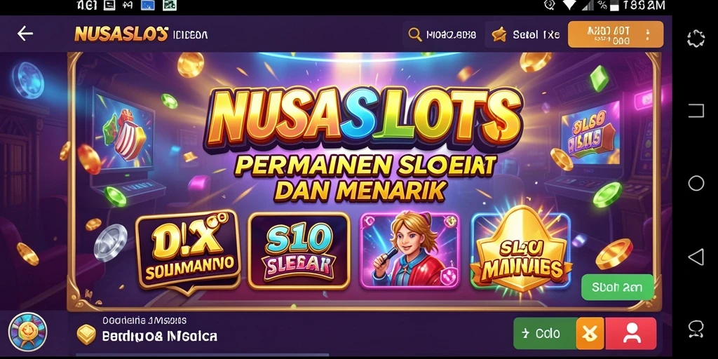 Tampilan gameplay seru di NUSASLOTS dengan grafis yang menarik