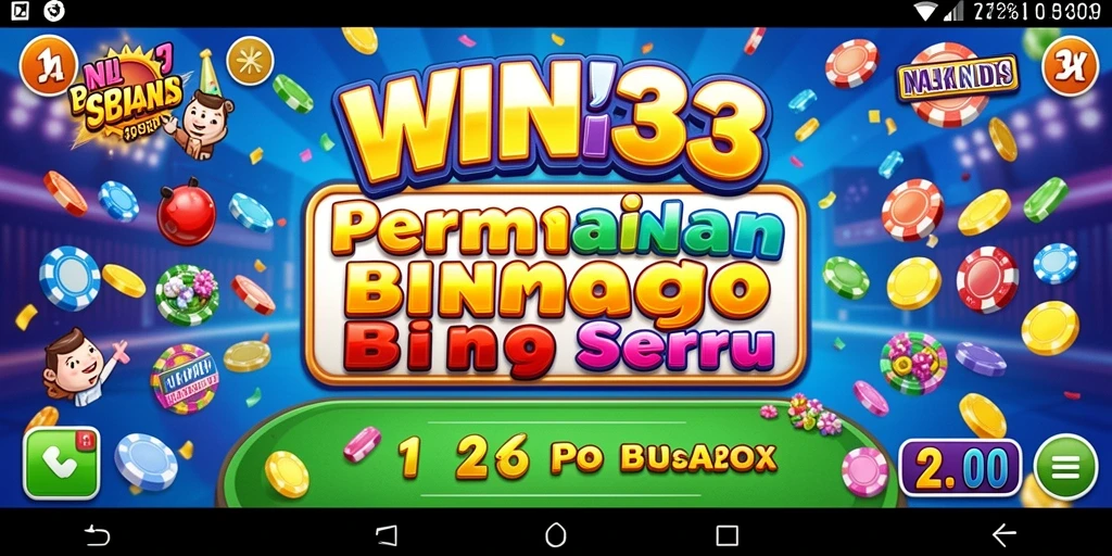 Tampilan menakjubkan dari gameplay Bingo di WIN33.